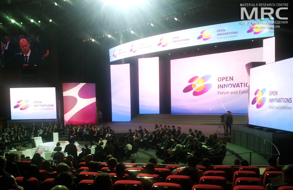 Международный форум  Открытые инновации, церемония вручения премии RUSNANOPRIZE, 1 ноября 2013. Москва, Россия 