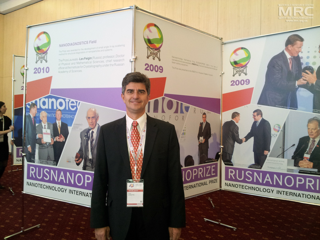 Профессор Юрий Гогоци, член Международного комитета по вручению премии RUSNANOPRIZE 2013