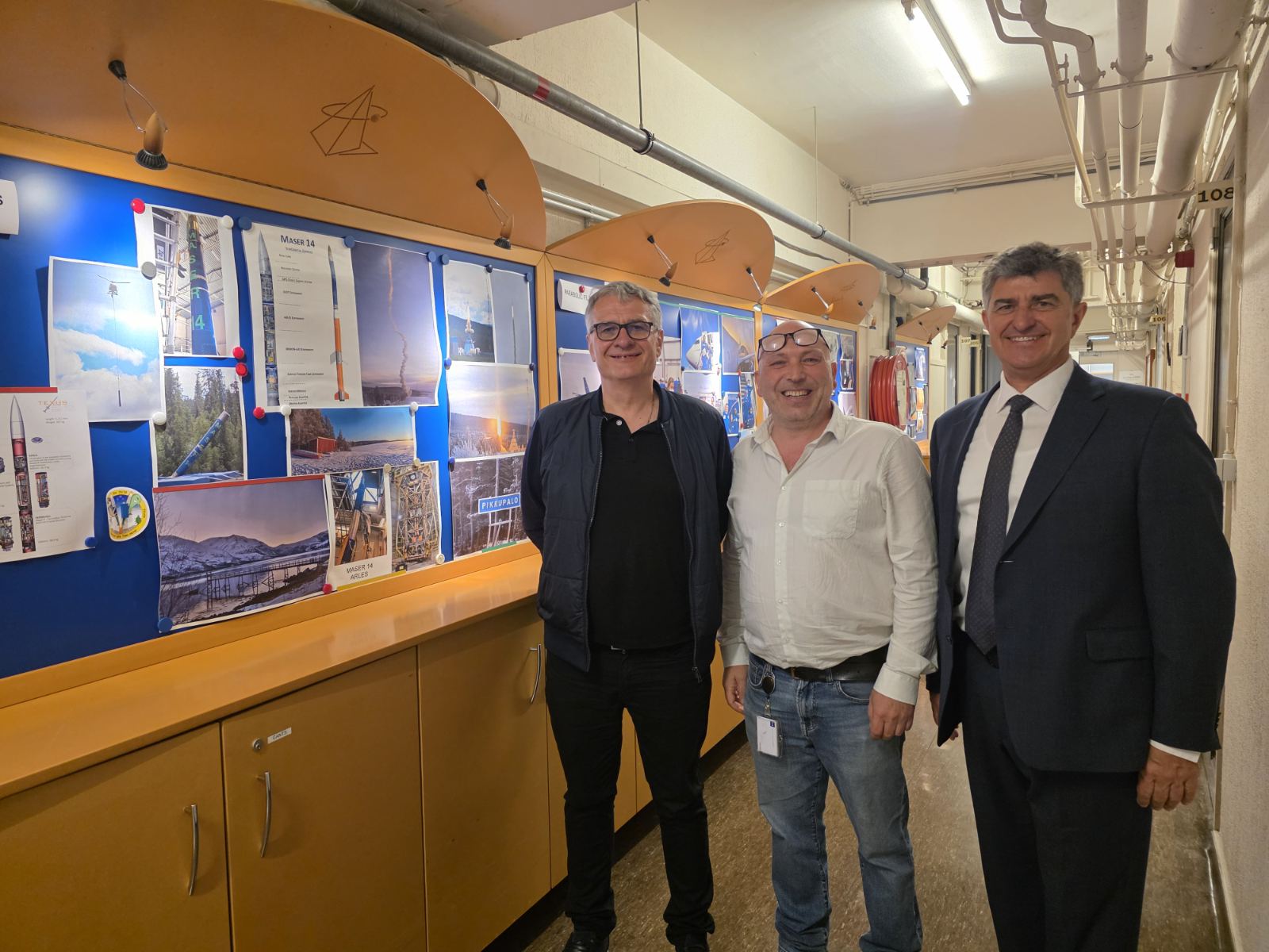 Lab tour at CREST-Centre for Research and Engineering in Space Technologies, Belgium, Brussel