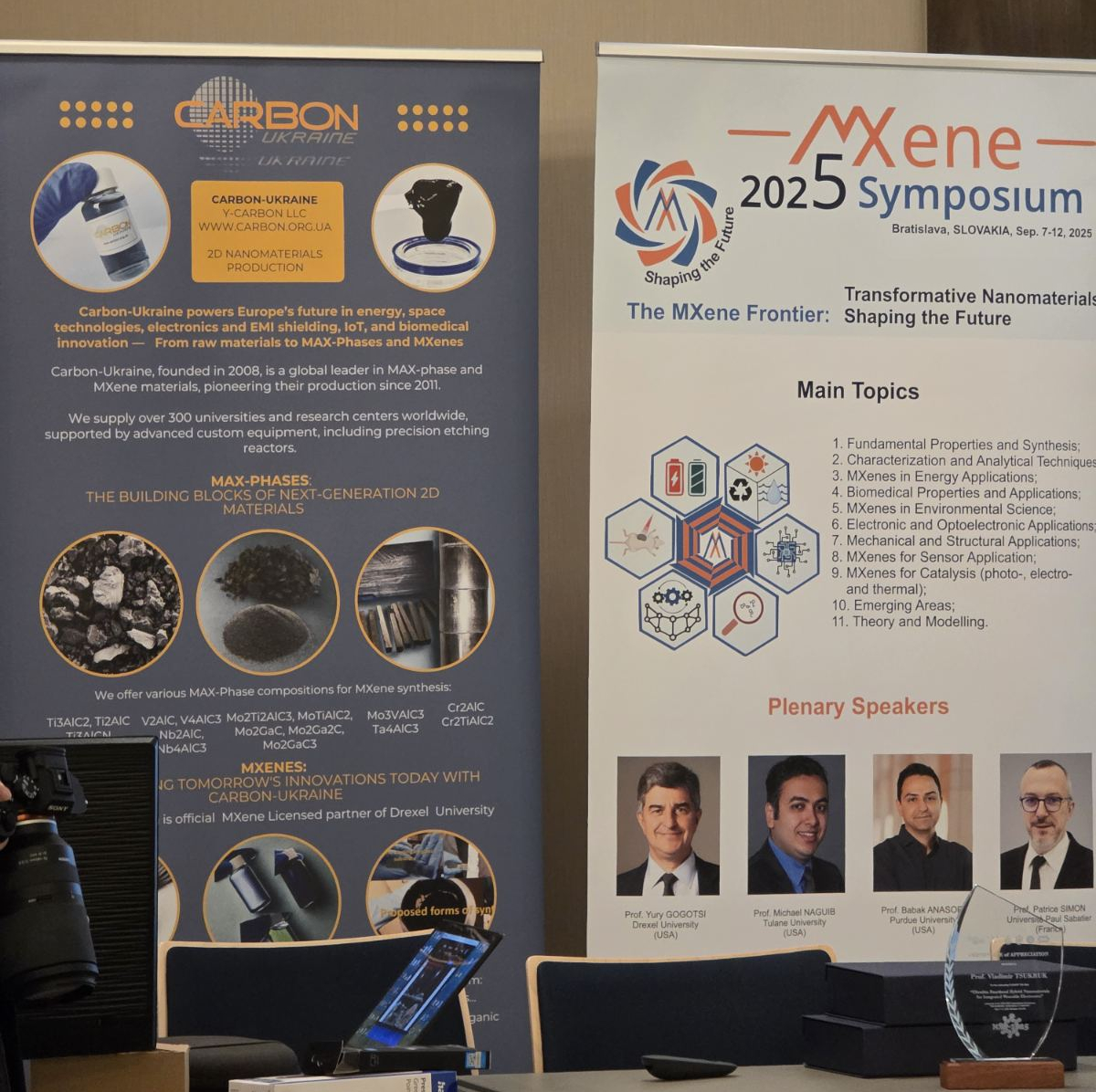 Carbon-Ukraine Y-carbon LLC MXene supplier in Europe at the MXene symposium 2025