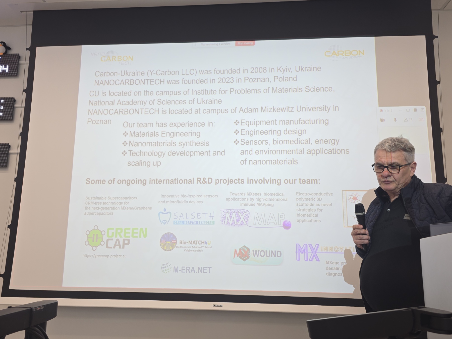 Dr Oleksiy Gogotsi, Space seminar