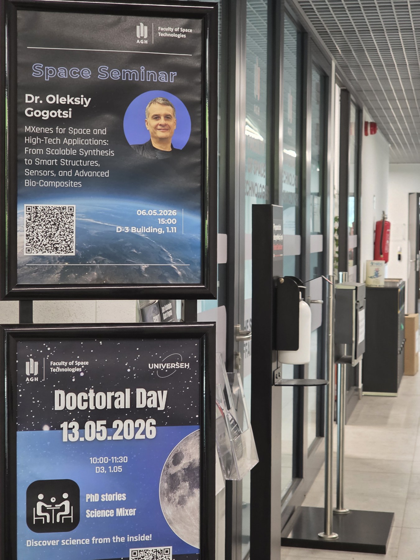 Space seminar about Mxene application, Oleksiy Gogotsi