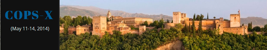 10th International Symposium on the Characterization of Porous Solids (COPS-X) in Granada (Spain), May 11-14th, 2014