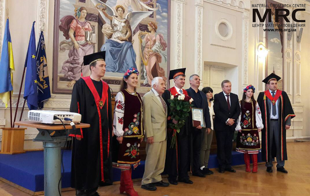 Юрию Гогоци было присвоено звание Почетного доктора КПИ, 14  мая 2018 г.