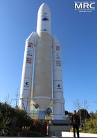 Oleksiy Gogotsi at Cite de lEspace, Toulouse, near the  rocket. Toulouse is the centre of the European aerospace industry, with the headquarters of Airbus, Toulouse Space Centre (CST), the largest space centre in Europe