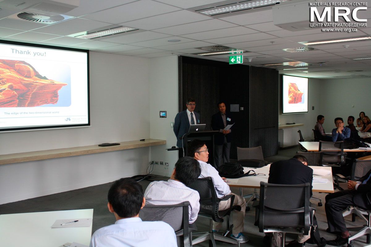 Professor Yury Gogotsi, Drexel University (USA) is giving a Lecture at the Symposium on Two-dimensional Nanomaterials in Melbourne, March, 2015