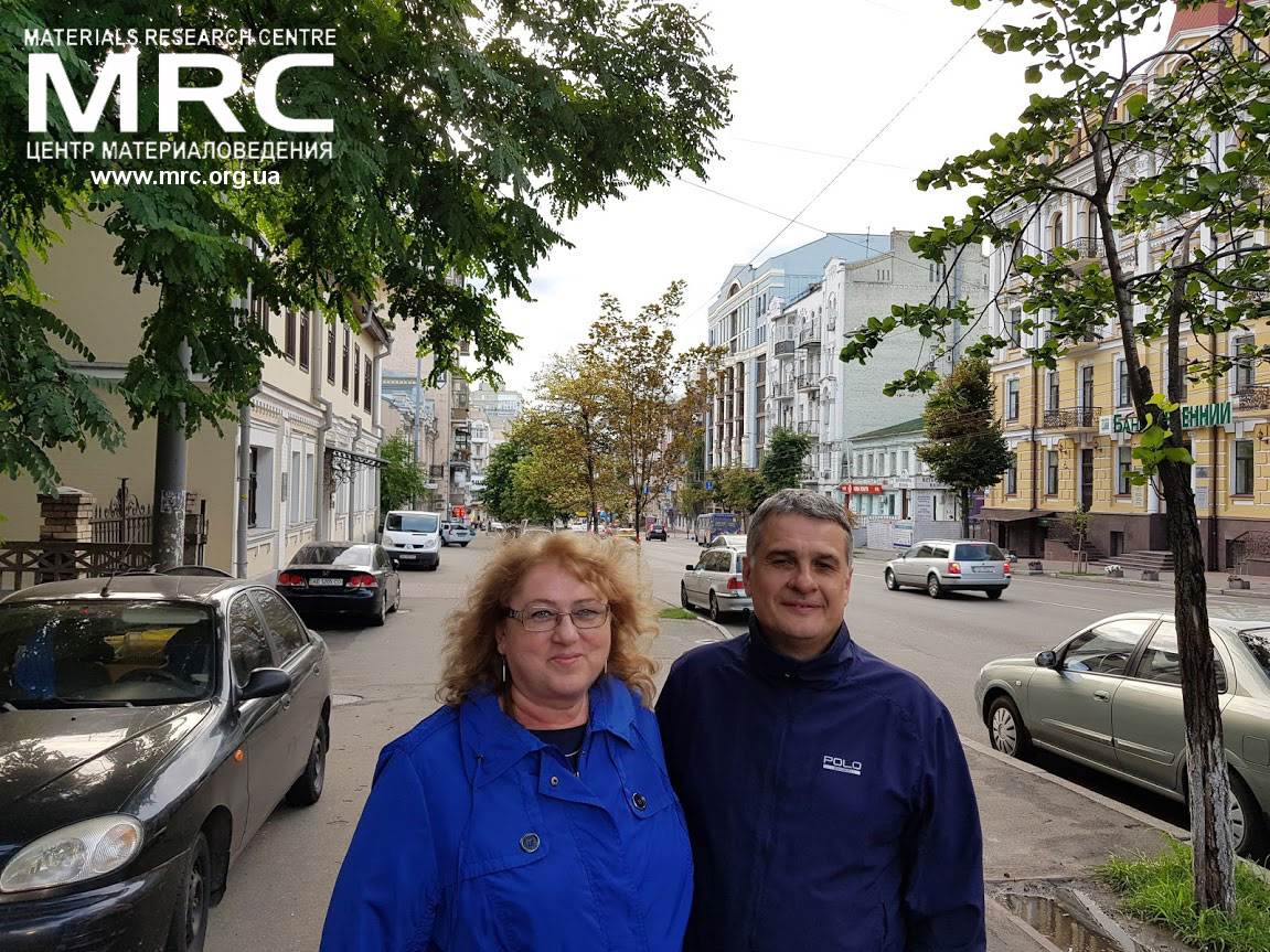 Professor Maria Omastova, Polymer Institute SAV, Bratislava, Slovakia, and Oleksiy Gogotsi, director of Materials Research Centre, Kiev, Ukraine,  July 2018