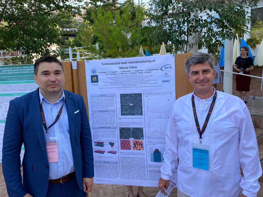 Our collaborators Dr. I. Gnilitskyi and Prof. Yury Gogotsi